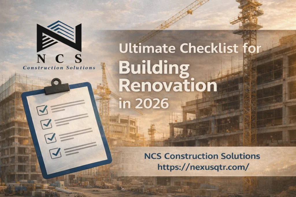 Ultimate Checklist for Building Renovation in 2026 - NCS Construction Solutions